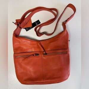 NWT-Latico Leather Gita crossbody bag -Poppy